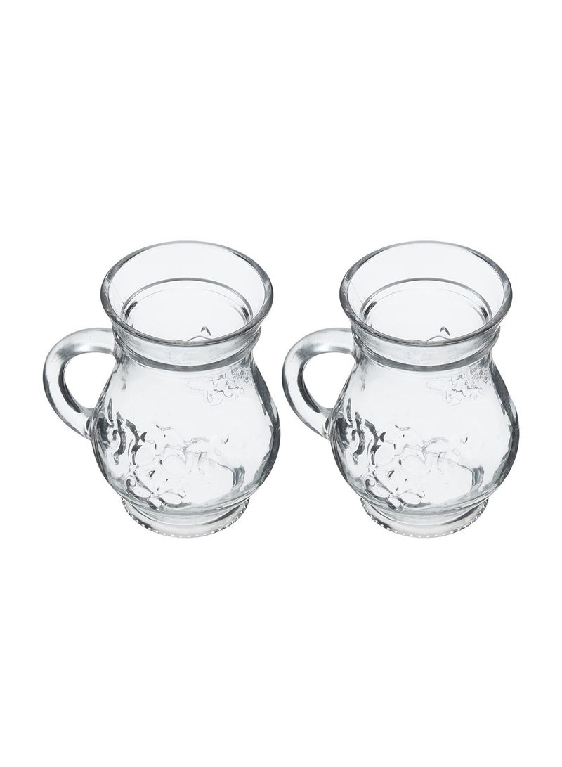 LAV 2 Pieces Ayran Mug, 330 Ml - Clear - Image 3