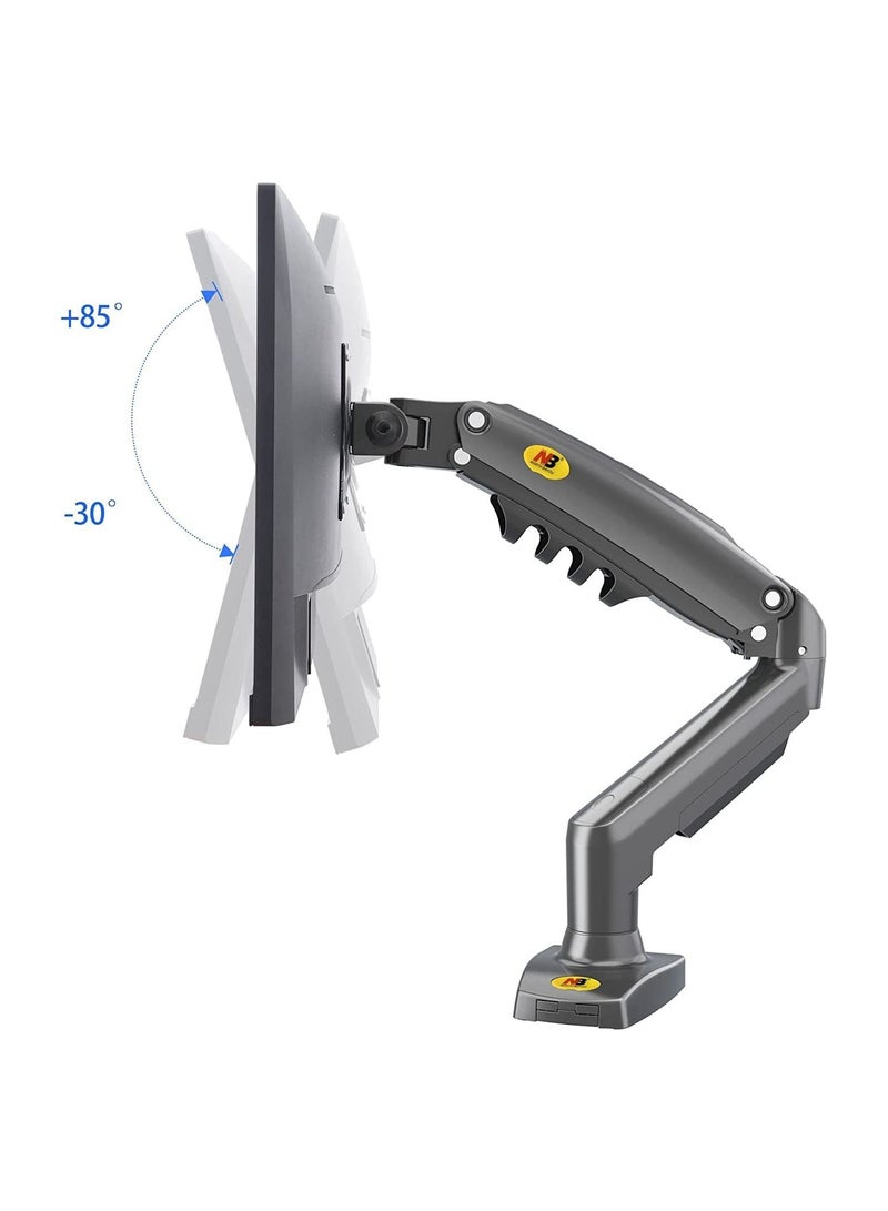 18-31" Monitor Arm Desk Mount Desktop/LED TV - Swivel Tilt Full Motion f80 - Image 4