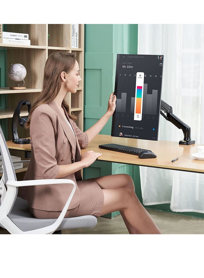 18-31" Monitor Arm Desk Mount Desktop/LED TV - Swivel Tilt Full Motion f80 - Image 5