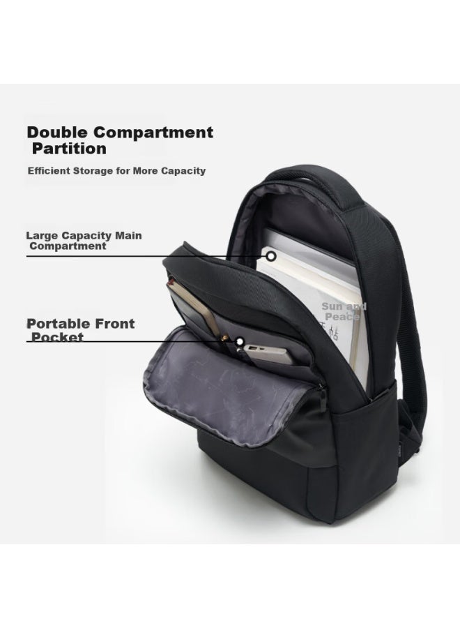 OIWAS Aihuaishi Urban Explorer Series Backpack, Business Commute 14-inch Laptop Bag, Travel Backpack, Ocb4913a, Black - Image 3