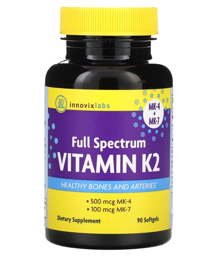 InnovixLabs Full Spectrum Vitamin K2 90 Softgels