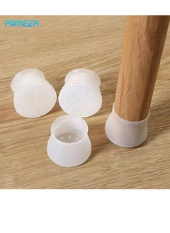 PAMEER 20pcs Home Furniture Base Protectors, Silicone Chair Leg Cap Cover, Anti-slip Chair Leg Rubber Pads, Non-Slip Mute Foot Covers for Chair Bed Dining Table Stool Wear Resistant Home Furniture Base Pads  - Image 1