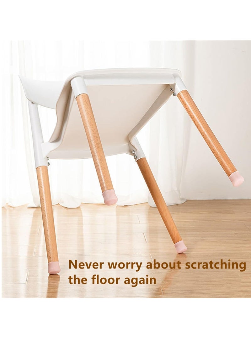 PAMEER 20pcs Home Furniture Base Protectors, Silicone Chair Leg Cap Cover, Anti-slip Chair Leg Rubber Pads, Non-Slip Mute Foot Covers for Chair Bed Dining Table Stool Wear Resistant Home Furniture Base Pads  - Image 2