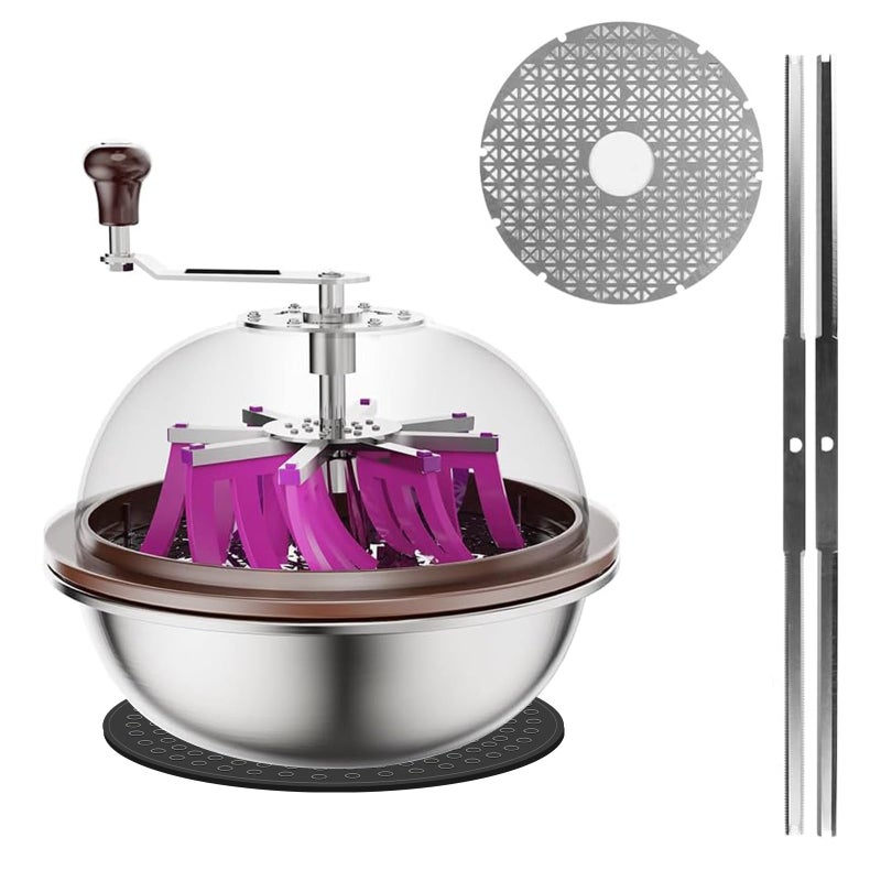 Atour 13 inch Upgraded Bud Leaf Bowl Trimmer: Sharp Stainless Steel Blades for Spin Cut, Clear Visibility Dome, Solid Metal Gear Box & Dry Cutting Screen - Heavy-Duty for Plants, Flowers & Hydroponics - Image 1