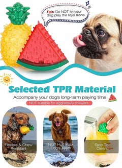 Dogs Chew Toys, Freezable Teether Cooling Dogs Teething Toys, Summer Dogs Ice Chewing Toys, Aquatic Fetch Dogs Treats Toys for Puppies, Small & Medium Dogs（Watermelon + Pineapple） - pzsku/ZC598268626E25DFFD390Z/45/_/1691547821/d9dc6c55-fa32-4bc0-bfb7-9f6b2899c20f