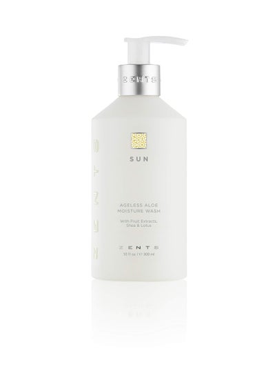 Zents Hand & Body Wash (Sun Fragrance) | Hydrating Anti-Aging Cleanser with Organic Shea Butter & Aloe for Dry Skin | Gentle & Nourishing | 10 fl oz