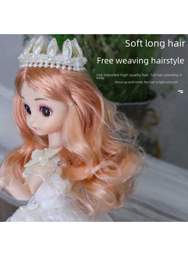 BJD Doll 30 سم مجموعة دمى فتاة صغيرة لعبة أطفال تدريب رياض الأطفال هدية عيد ميلاد - اللون: Xia Xiaobing - الارتفاع: 30 سم وميض موسيقى عالية 【هدية راقية】】 - Image 4
