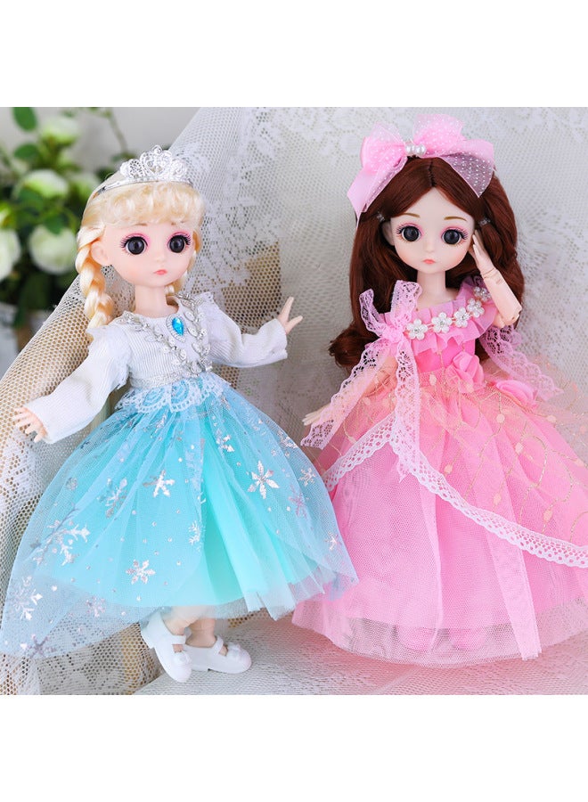 BJD Doll 30 سم مجموعة دمى فتاة صغيرة لعبة أطفال تدريب رياض الأطفال هدية عيد ميلاد - اللون: Xia Xiaobing - الارتفاع: 30 سم وميض موسيقى عالية 【هدية راقية】】 - Image 3
