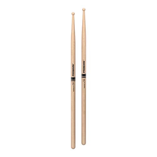 ProMark Drum Sticks - Finesse 5A Drumsticks - Drum Sticks Set - Lightweight, Ideal for Jazz - Small Round Wood Tip - Long Maple Drum Sticks - Consistent Weight and Pitch - 1 Pair - Image 3