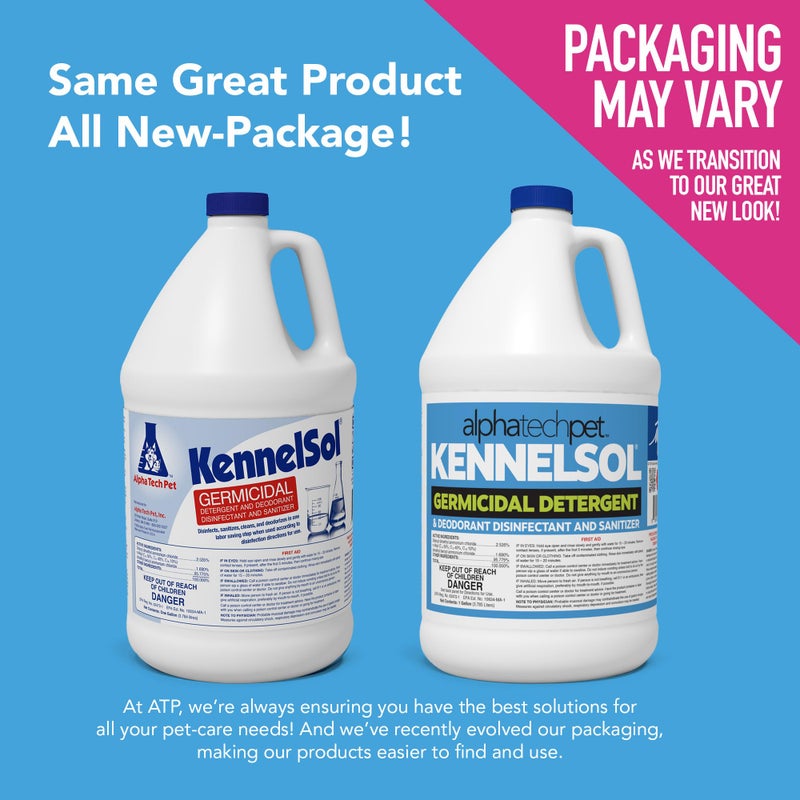 ATP KennelSol 1-Step Kennel Cleaner - 1 Gallon Liquid Disinfectant, Effective Against Bacteria and Viruses, Deodorizer Wintergreen Scent by Alpha Tech Pet - Image 2