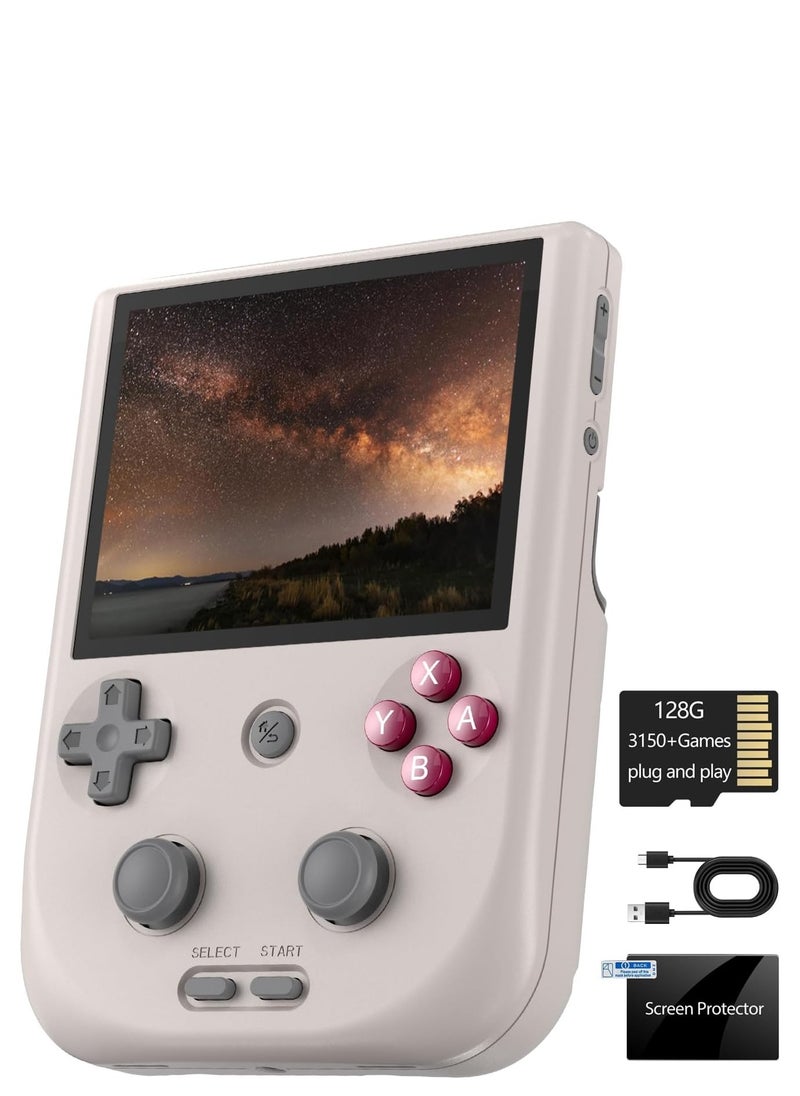 ANBERNIC  - RG405V Retro Handheld Game Console, Unisoc Tiger T618 Android 12 System 4.0 Inch IPS Touch Screen Support 5G WiFi Bluetooth 5.0 with 128G TF Card 3172 Games 5500mAh Battery - Image 1