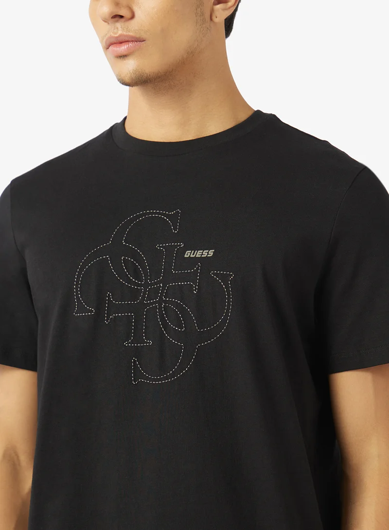 GUESS  Crew Neck Oversized T-Shirt for Men | Best Price UAE
