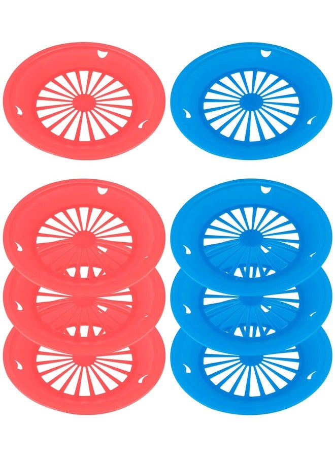 Cosmos Pack of 8 Reusable Plastic Paper Plate Holders, Holding 9" Paper Plates for BBQ's, Parties, & Camping - Image 1