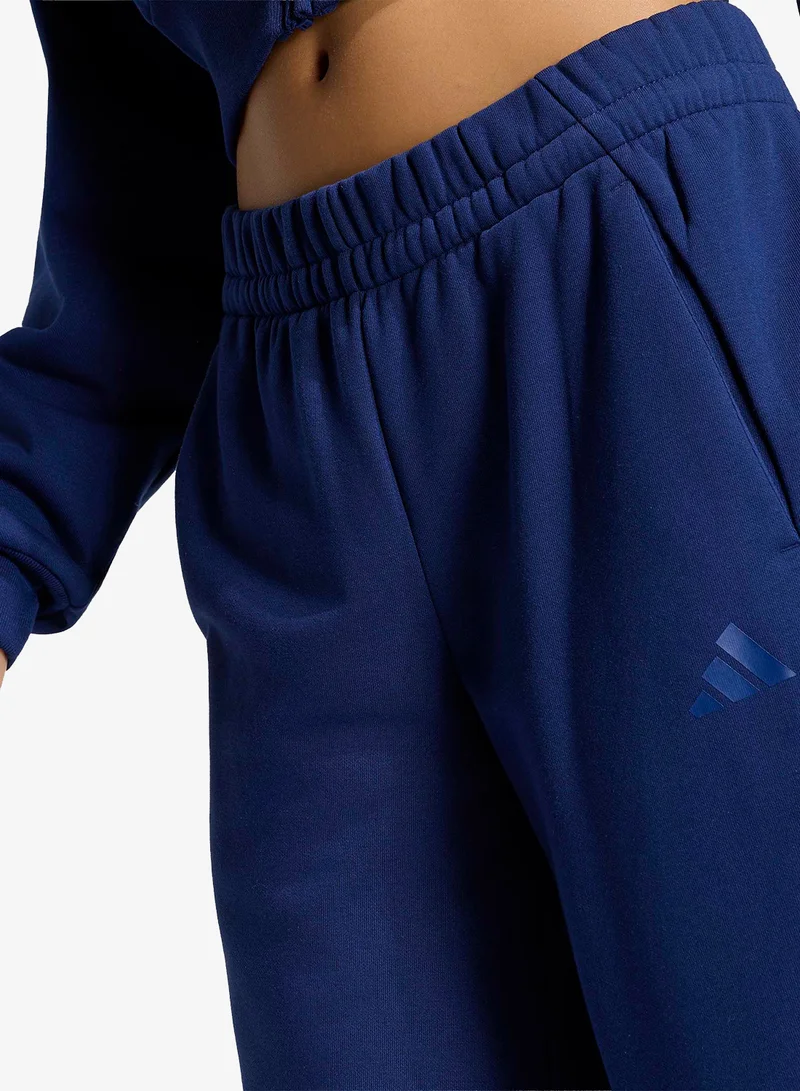 Adidas DKBLUE Essential Contemporary Fleece Barrel Joggers for Women | Best Price UAE