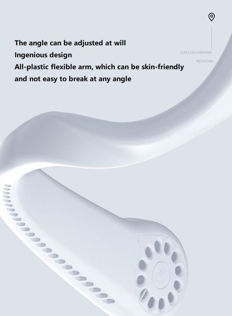 NIBEMINENT Headphone Design Neck Air Conditioner with USB Rechargeable for Traveling - Image 3