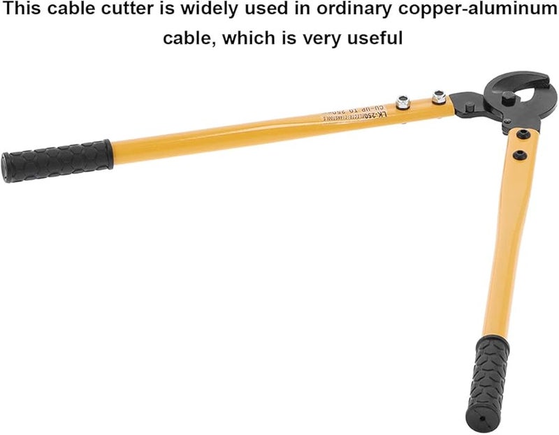 قاطع الكابلات المحترف LK 250 عالي التحمل للأسلاك النحاسية والألومنيوم حتى 250 مم² مع مقابض مانعة للانزلاق - Image 5