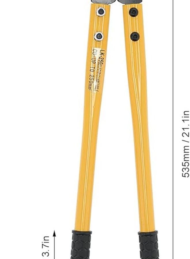 قاطع الكابلات المحترف LK 250 عالي التحمل للأسلاك النحاسية والألومنيوم حتى 250 مم² مع مقابض مانعة للانزلاق - Image 3