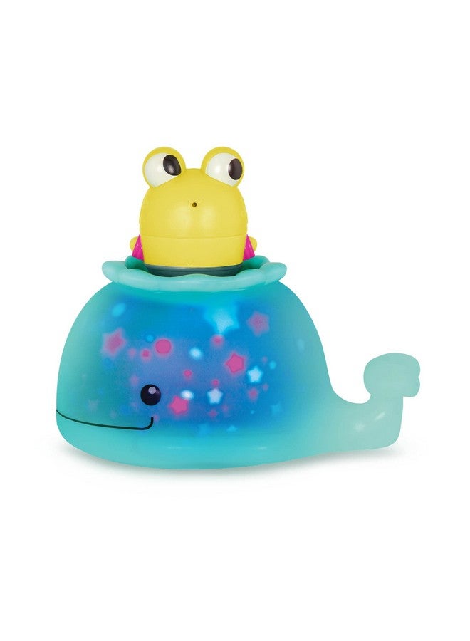 B. toys - Animal Bath Toys - Color Changing Frog Bath Squirt & Light - Up Whale - Baby Bath time Set - Glowing Lights - 6+ Months - Glow & Splash - Image 1