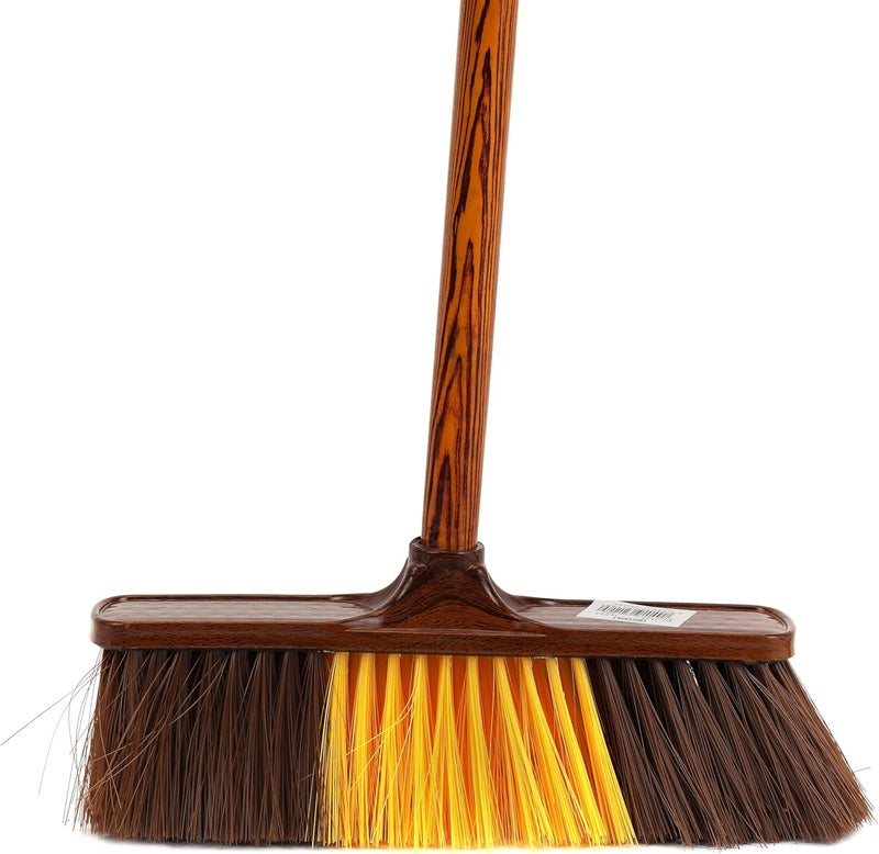DELCASA DC3117 Floor Broom with Wooden Stick - Image 2