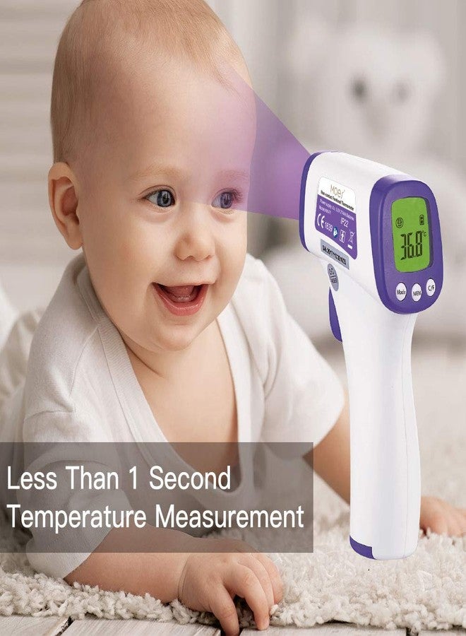 MOES Forehead Thermometer,Non-Contact Infrared Forehead °F/°C Digital Thermometer Fever Alarm and Memory Function for Anyone with Accurate LCD Display （Battery not Include） - Image 4