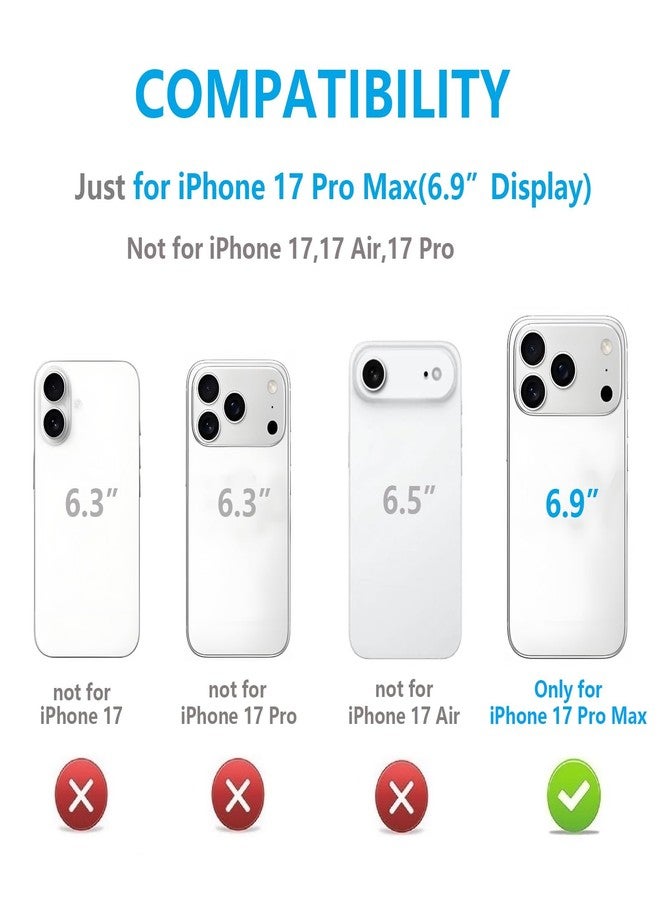 OT ONETOP جراب محفظة ONETOP لهاتف iPhone 17 Pro Max مع حامل بطاقات، وحلقة دوارة 360 درجة، وحامل قابل للطي، وغطاء من الجلد الصناعي PU مقاوم للصدمات مع مشبك مغناطيسي مزدوج، ومانع لتقنية RFID، مناسب للنساء والفتيات، مقاس 6.9 بوصة (أبيض). - Image 2