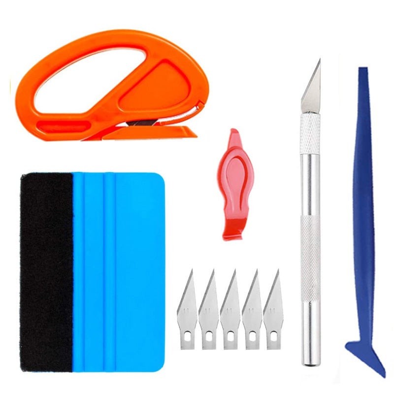 Suit Car Film Tool Kit Car Window Film Installation Tool Felt Scraper Car Window Scraper - Image 5