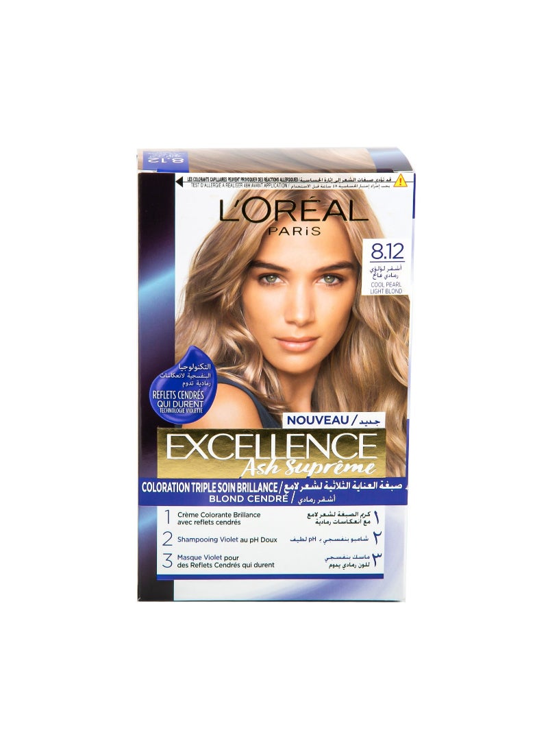 Excellence 8.12 Cool Pearl Light Blond 1 pkt