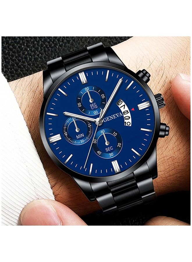 Geneva ساعة كواتز أنالوج للرجال بتصميم عصري - Image 3