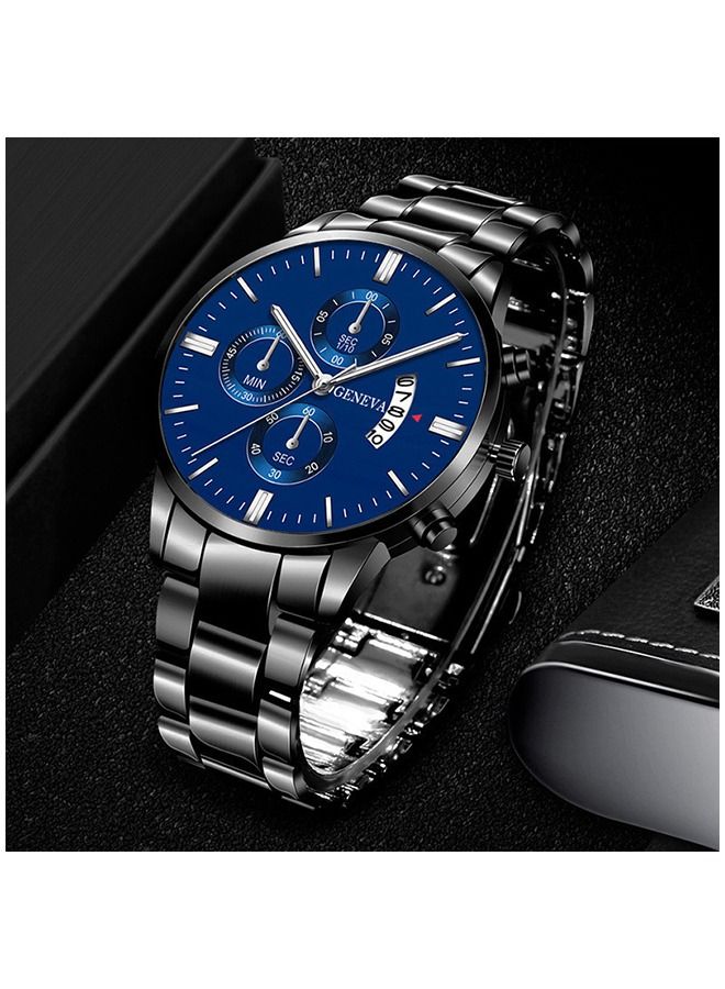 Geneva ساعة كواتز أنالوج للرجال بتصميم عصري - Image 2
