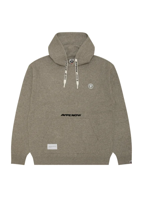 AAPE AAPENOW moonface knit hoodie