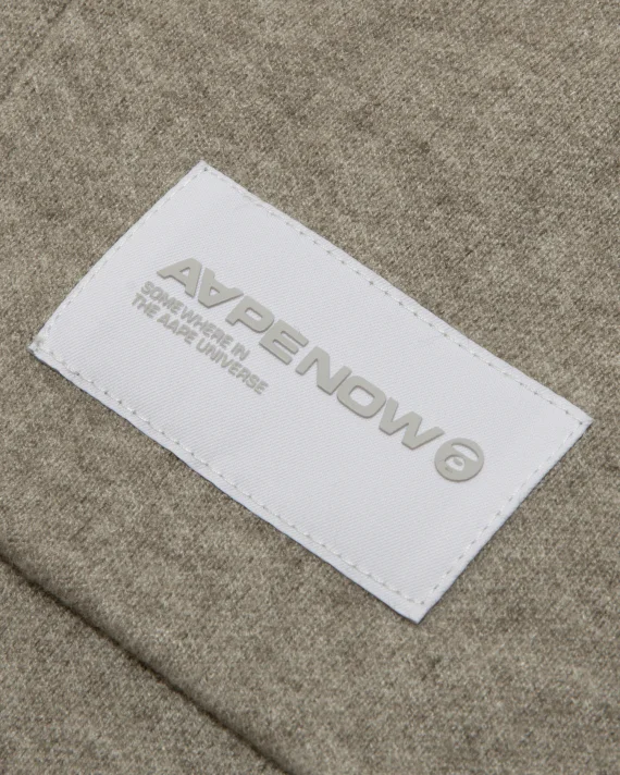 AAPE AAPENOW moonface knit hoodie