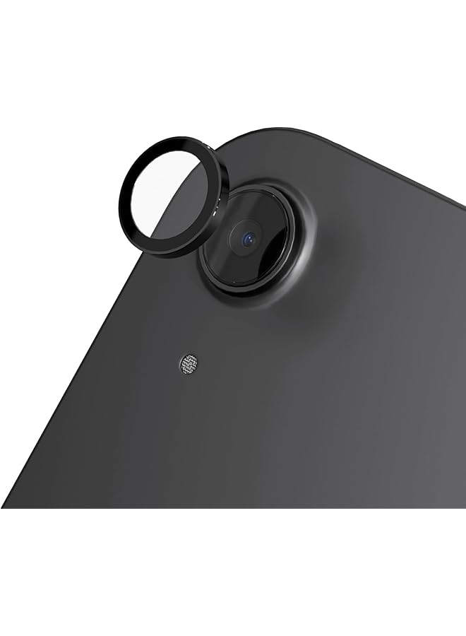 واقي عدسة الكاميرا من الزجاج المقوى المقاوم للخدش مع حواف من الألومنيوم لهاتف Huawei Matepad Pro مقاس 12.2 بوصة، أسود