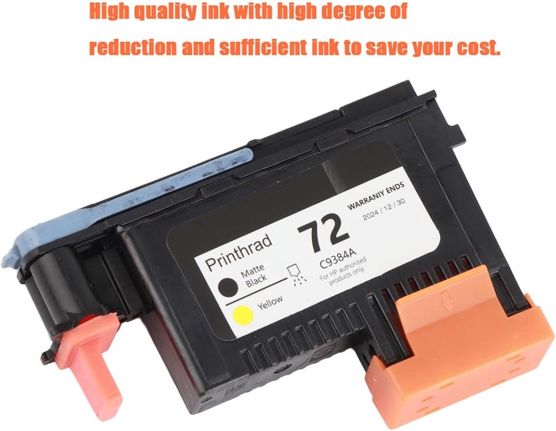 Diverse purchase plan ZJchao Printhead Replacement for T1100 T1200 T790 Series Print Head Nozzle Smooth Color for Designjet T770 T795 T1300 T2300 Printers (Black/Yellow C9384A) Systematic nationwide ship Simple multifunctional build Mountain region eligible ship Post-order arranged dispatch Heat insulation layer Elegant practical multi-option build Indoor outdoor all-purpose fit General standard compliant quality All-item unified delivery Strategic warehouse site Durable versatile substance Ready goods scheduled ship Liquid tight joint Daily repeated use trusted quality Labor saving optimized design Trendy widespread design Home & professional compatible Regulated warehouse storage Global flexible sizing options Experience optimized build Batch consistent craftsmanship Fade proof Flexible purchase choices Different assemble options - Image 2