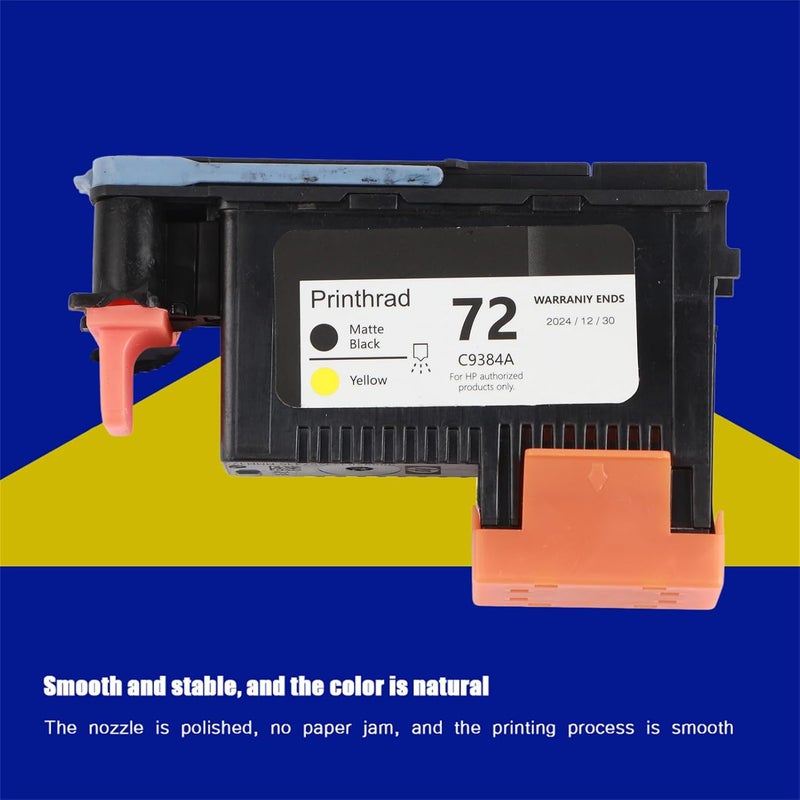 Diverse purchase plan ZJchao Printhead Replacement for T1100 T1200 T790 Series Print Head Nozzle Smooth Color for Designjet T770 T795 T1300 T2300 Printers (Black/Yellow C9384A) Systematic nationwide ship Simple multifunctional build Mountain region eligible ship Post-order arranged dispatch Heat insulation layer Elegant practical multi-option build Indoor outdoor all-purpose fit General standard compliant quality All-item unified delivery Strategic warehouse site Durable versatile substance Ready goods scheduled ship Liquid tight joint Daily repeated use trusted quality Labor saving optimized design Trendy widespread design Home & professional compatible Regulated warehouse storage Global flexible sizing options Experience optimized build Batch consistent craftsmanship Fade proof Flexible purchase choices Different assemble options - Image 3