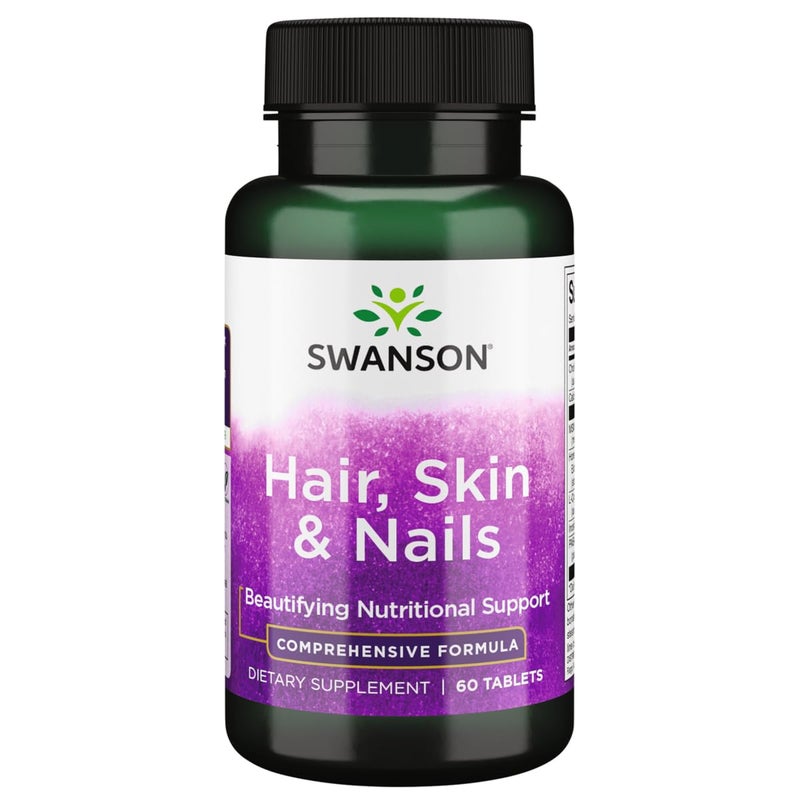 Swanson Hair Skin and Nails 60 Tabs - Image 1