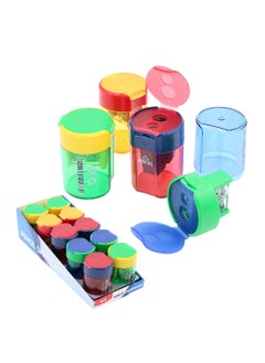 M&G M&G Sharpener Double Hole With Cover No: APS912C1 (Assorted Colours) - 1piece  - Image 3