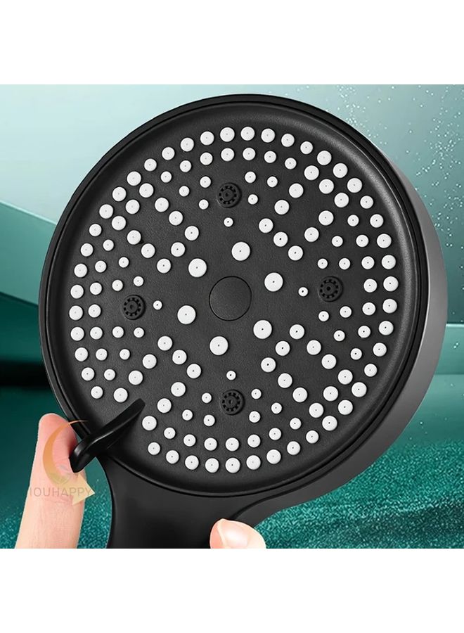 White High Pressure Rain Shower Head with 6 Spray Modes Handheld Shower System Summer Shower Gift - Image 5