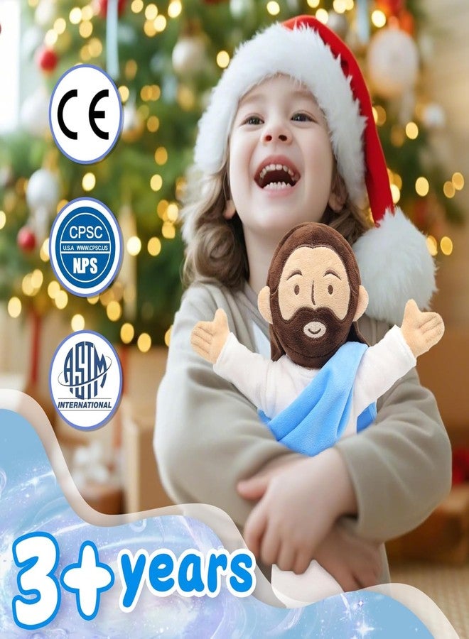 Yelakey 13" Jesus Plush, Jesus Stuffed Doll Plushie for Easter Christmas Church (Brown) - Image 4