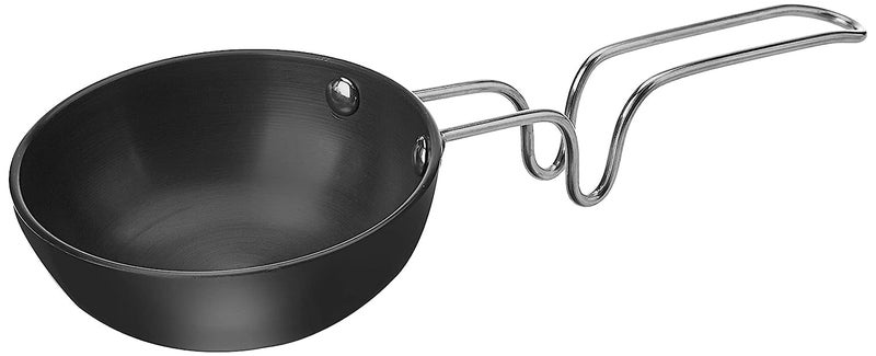 BIRZAR Mini Iron TadkaFry Pan for Cooking Professional Tadka Pan for Home Restaurant Dhaba and Hotels - Image 1