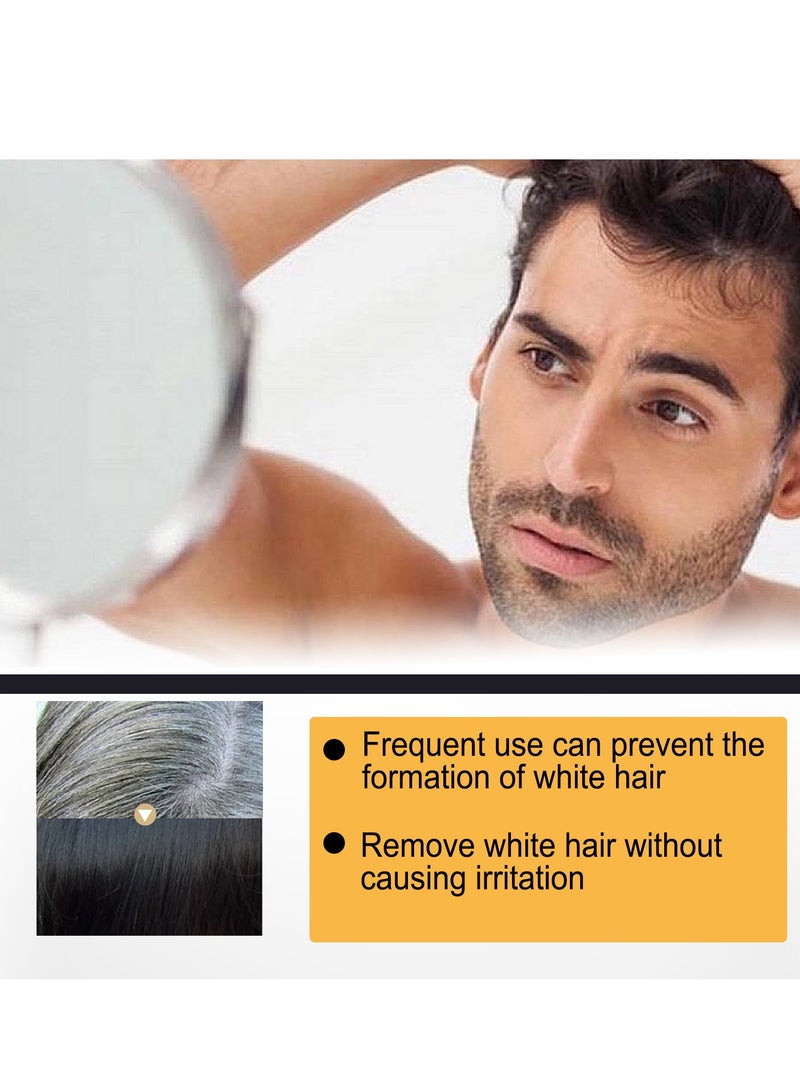 هومتوبس صابون أسود للشعر الرمادي، صابونة للشعر مع تغطية رمادية، صابونة لتلوين الشعر باللون الداكن 50 جرام - Image 4