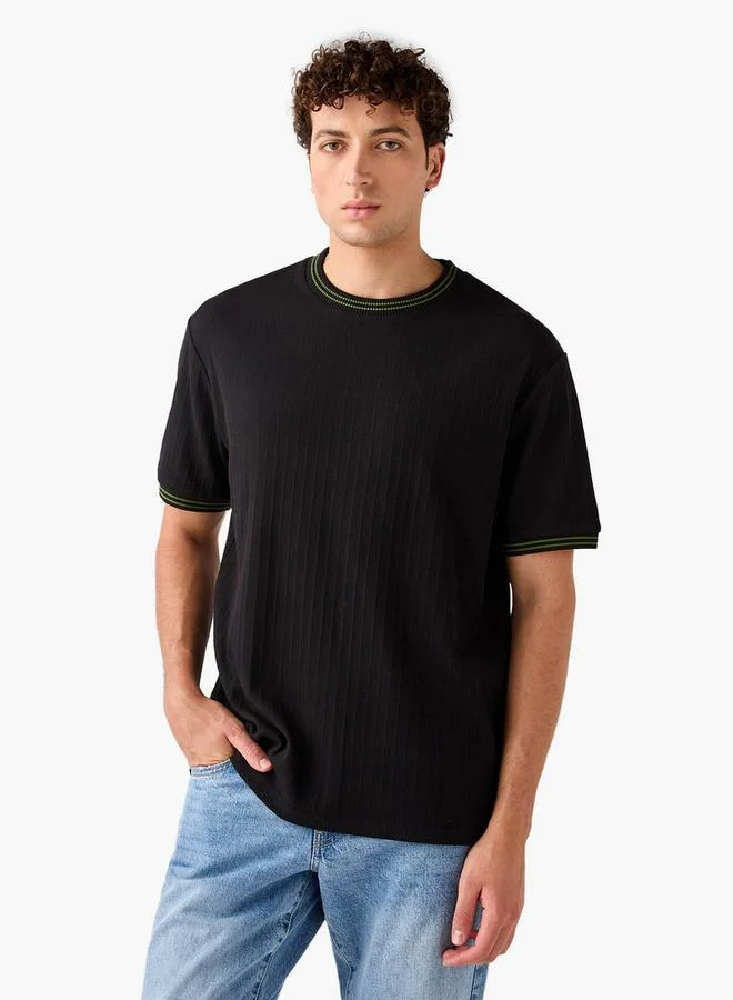 Splash FAV Ribbed Crew Neck T-shirt