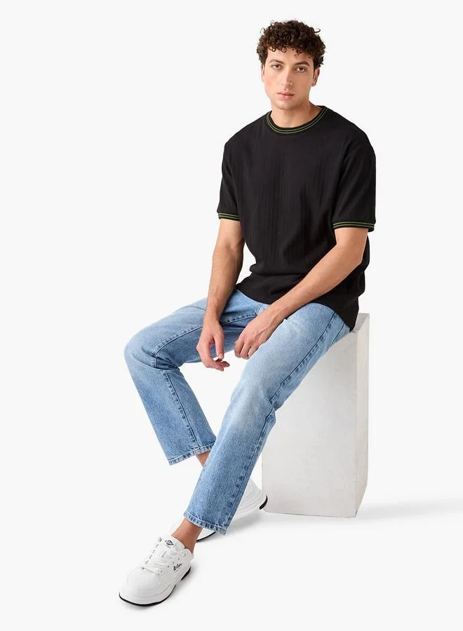 Splash FAV Ribbed Crew Neck T-shirt