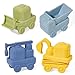 AMCHSURI Mold Free Bath Toys 4 Pack Silicone Car Bath Toys Truck Construction Toys Detachable Squeezable Floating Toddler Bath Toy Bathtub Water Pool Toys for Toddler Gifts - Image 3