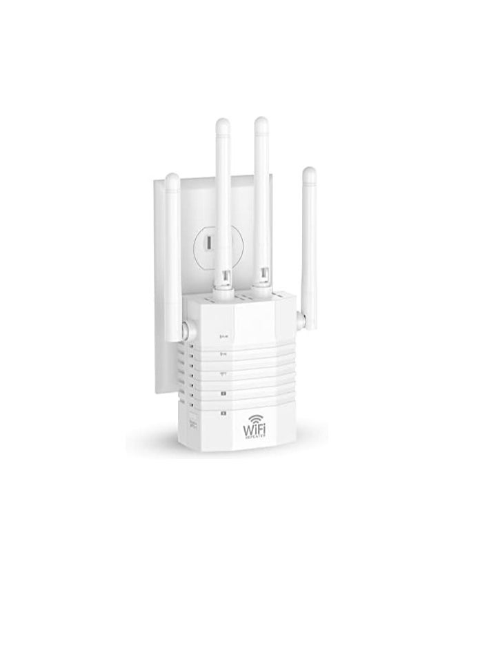 Excefore - WiFi Extender, 1200Mbps WiFi Range Extender Signal Booster, Coverage up to 12880sq.ft and 105 Devices, WiFi Booster and Internet Range Extender, Internet Repeater - Image 1