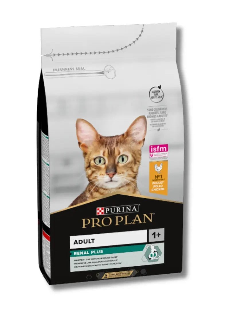 بورينا PURINA PRO PLAN RENAL PLUS CHICKEN DRY CAT FOOD 10KG 