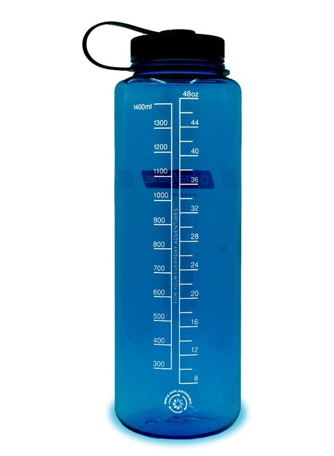 Nalgene 48oz Silo Blue Sustain withBlack Cap - Image 1