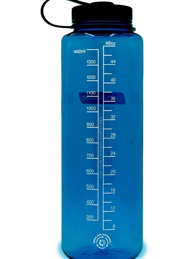 Nalgene 48oz Silo Blue Sustain withBlack Cap - Image 2