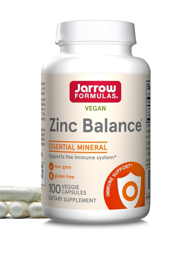 جارو فورملاز مكمل دعم المناعة بتوازن الزنك، 100 كبسولة - Image 1