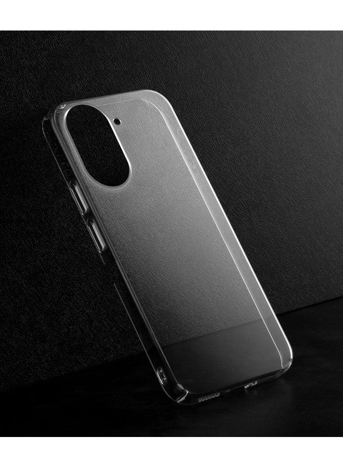 Crystal Clear Transparent Phone Case for Xiaomi Redmi A5 – Slim Ulta Thin Hard TPU Shockproof Cover, Anti-Yellowing Crystal Clear Protective Back Case with Camera Protection - Image 3