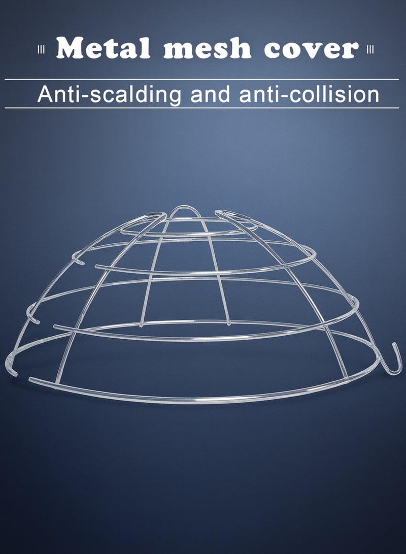 Pet Heater & Poultry Heat Lamp with 60W Bulb – Metal Reflector, Mesh Guard & 2m Hanging Chain | Brooder Heating Lamp for Chicks, Puppies, Kittens, Birds & Reptiles - Image 5